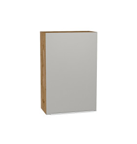 Шкаф верхний с 1-ой дверцей Фьюжн, цвет: Silky Light Grey