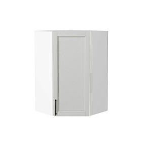 Шкаф верхний угловой Сканди, цвет: Grey Silkwood