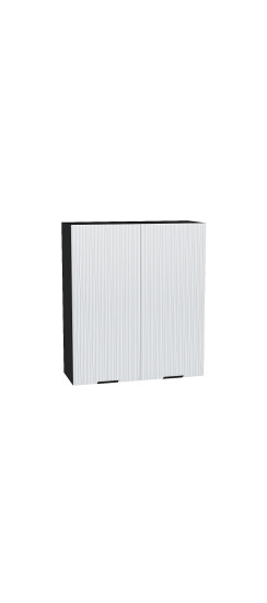 Шкаф верхний с 2-мя дверцами Евро Лайн, цвет: Белый | Пленка ПВХ., Белый