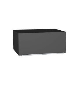 Шкаф верхний горизонтальный глубокий Фьюжн, цвет: Stormy Silk