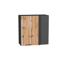 Шкаф верхний прямой угловой Флэт, цвет: Wotan Oak 2S