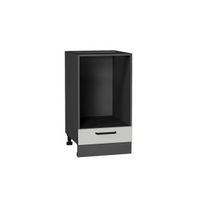 Шкаф нижний под духовку Нео, цвет: Grey Silk