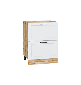 Шкаф нижний с 2-мя ящиками Барселона, цвет: Белый