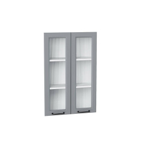 Комплект фасадов Ницца Royal со стеклом Moru для каркаса Ф-45Н В609, цвет: Magnum