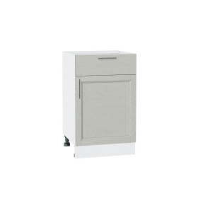 Шкаф нижний с 1-ой дверцей и ящиком Сканди, цвет: Cappuccino Softwood