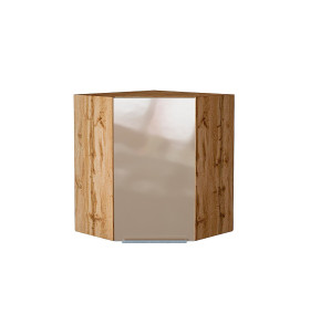 Шкаф верхний угловой Фьюжн, цвет: Gallant