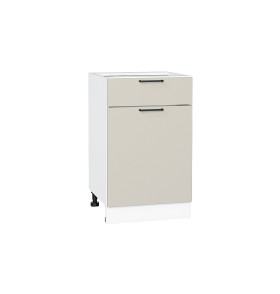 Шкаф нижний с 1-ой дверцей и ящиком Флэт, цвет: Cashmere In 2S