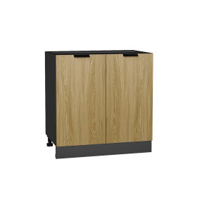 Шкаф нижний с 2-мя дверцами Евро, цвет: Дуб песочный