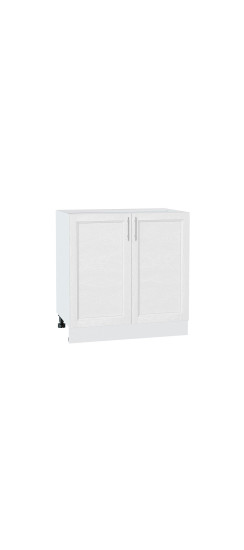 Шкаф нижний с 2-мя дверцами Сканди, цвет: White Softwood | Эко Шпон с уникальным покрытием «Soft-touch» и защитным лаком (Япония)., White Softwood