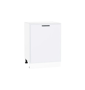 Шкаф нижний с 1-ой дверцей Фрейм, цвет: White Silk