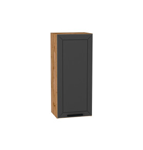 Шкаф верхний с 1-ой дверцей Глетчер, цвет: Маренго Силк