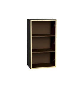 Шкаф верхний с 1-ой остекленной дверцей, цвет: Золотой