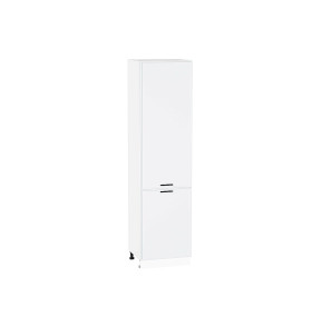 Шкаф пенал с 2-мя дверцами Фрейм, цвет: White Silk