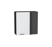 Шкаф верхний прямой угловой Прага, цвет: Белое дерево