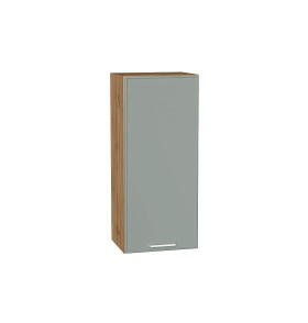 Шкаф верхний с 1-ой дверцей Квадро, цвет: Аквамарин