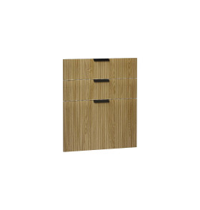 Комплект фасадов Евро Лайн для каркаса Ф-43 Н603, цвет: Дуб песочный