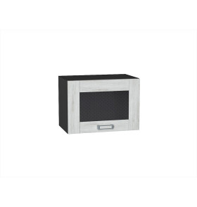 Шкаф верхний горизонтальный остекленный Лофт, цвет: Nordic Oak