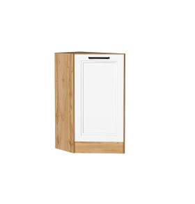 Шкаф нижний торцевой Нео, цвет: White Silk