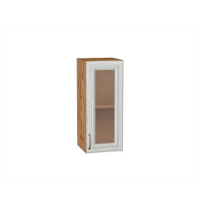 Шкаф верхний с 1-ой остекленной дверцей Шале, цвет: White Dreamline