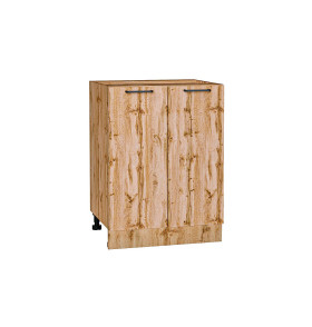 Шкаф нижний с 2-мя дверцами Флэт, цвет: Wotan Oak 2S