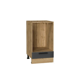 Шкаф нижний под духовку Глетчер, цвет: Маренго Силк