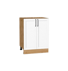 Шкаф нижний с 2-мя дверцами Сканди, цвет: White Silkwood