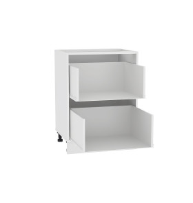 Каркас нижнего шкафа с 2-мя ящиками Н 602, цвет: Белый