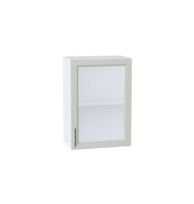 Шкаф верхний с 1-ой остекленной дверцей Сканди, цвет: Cappuccino Softwood