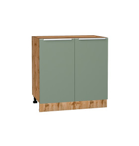 Шкаф нижний с 2-мя дверцами Фьюжн, цвет: Silky Mint