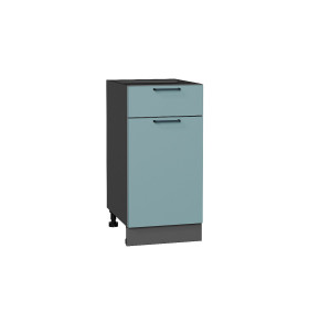 Шкаф нижний с 1-ой дверцей и ящиком Флэт, цвет: Grey-green In 2S