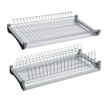 Посудосушитель 2-х уровневый, цвет: Хром