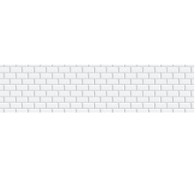 Фартук для кухни «Белая классическая плитка»