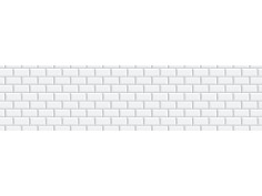 Фартук для кухни «Белая классическая плитка»