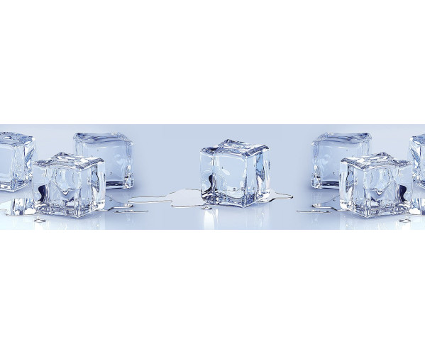 Фартук для кухни «Белый лед» | ПВХ, 3000x610 мм