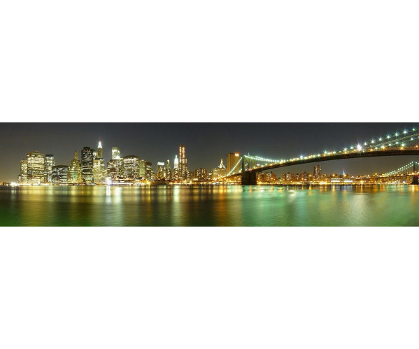 Фартук для кухни «Нью-Йорк» | ХДФ с у/ф печатью, 2440*610 мм