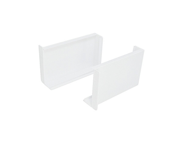 Декоративная накладка ABS (компл. 2 шт.) | Пластик, Белый