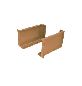 Декоративная накладка ABS (компл. 2 шт.), цвет: Бежевый