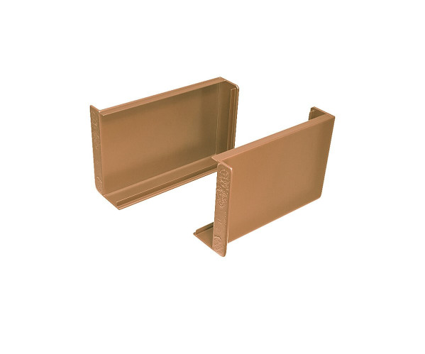 Декоративная накладка ABS (компл. 2 шт.), Бежевый, 39*17*70 мм