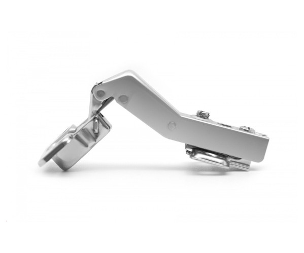 Петля полунакладная D35 135° (с отв. планкой, угол откр. 95°) | Сталь, Угол открывания 95°