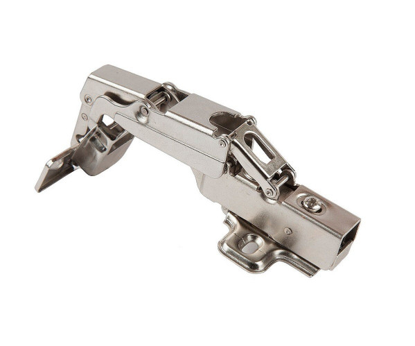 Петля Clip-on накладная D35 90° (с отв. планкой, угол откр. 165°) | Сталь, Угол открывания 165°