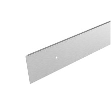 Планка для столешницы торцевая универсальная (R0), цвет: МатХром