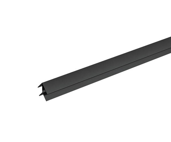 Планка для стенпанели угловая | Алюминий, МатЧерный