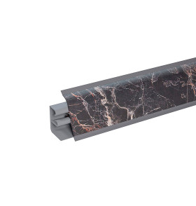 Плинтус для столешницы АР-740, цвет: Мрамор черный