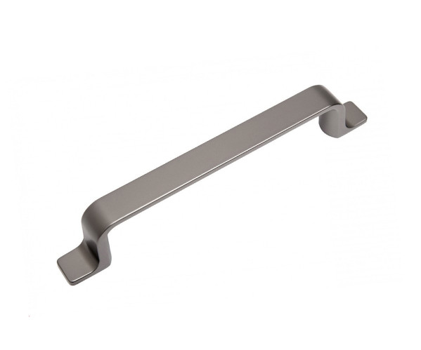 Ручка скоба мебельная IRON RS299MDN.4 | Матовый темный никель, 128 мм