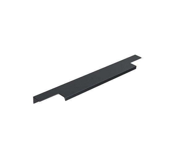 Ручка торцевая мебельная Т-2 | Матовый черный, 296 мм