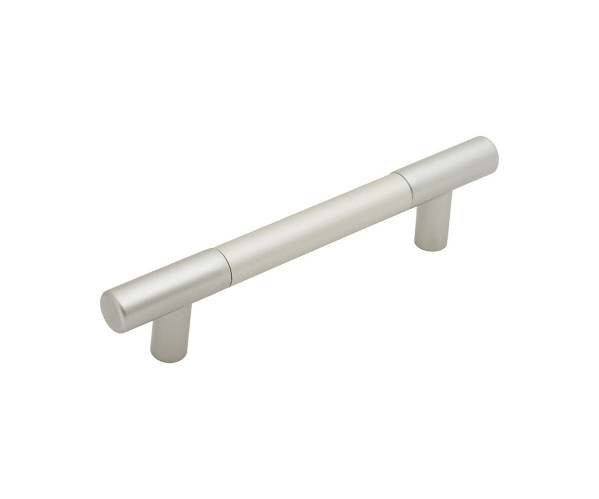 Ручка рейлинг мебельная С-15 | Металлик, 96 мм