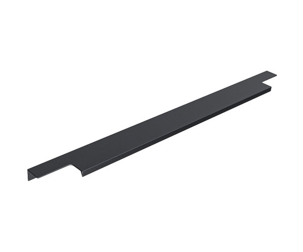 Ручка торцевая мебельная Т-2, Матовый черный, 446 мм