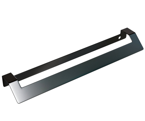 Ручка торцевая мебельная СТ-3 | Матовый черный, Сталь