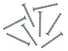 Винт мебельный сегментный (20 шт.), цвет: Цинк