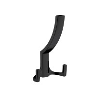 Крючок мебельный трехрожковый, цвет: BL Матовый черный